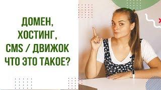 Домен, хостинг, CMS или движок сайта что это?  Простыми словами