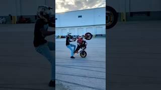 Crashed the Grom AGAIN 🫣🫠 #stayon1wheel #fails #funny #shorts #bikelife