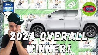 Winning Strategies with 2024 AFL Fantasy Winner Chris Burnham