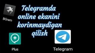 Telegramda online ekanini korinmaydigan qilish (qachon kirganini korinmaydigan qilish)