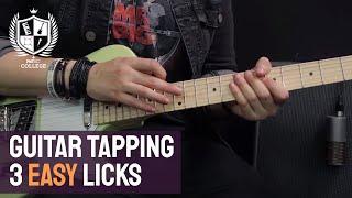 How To Tap On Guitar - Beginners Guide To Guitar Tapping Technique - 3 Easy Lessons | PMT College