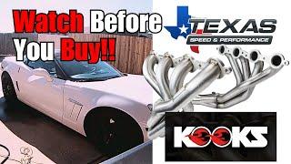 Watch Before Buying Headers for Your C6 Corvette!