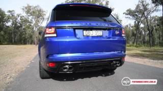 Range Rover Sport SVR 0-100km/h & engine sound