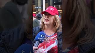 Donald Trump Supporters on Taiwan | TaiwanPlus News #shorts #donaldtrump #taiwan #usa