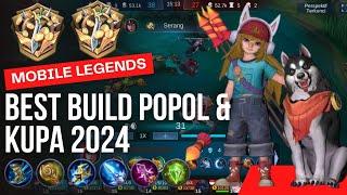 Popol & Kupa mobile legends 2024 | New Build Marksman for Legendary