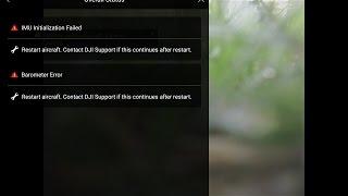 IMU Initialization failed, Barometer Error on Phantom 3. Fixing.