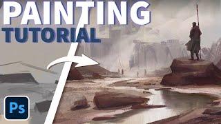 Digital Painting Process ( Concept Art Tutorial )