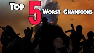 Top 5 Worst Champions in MCoC | No. 1 Will Surprise You