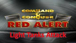 Command and Conquer Red Alert Remastered 3v3 (Light Tanks Attack)