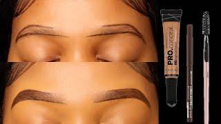 EASY: HOW TO DO YOUR EYEBROWS FOR BEGINNERS 2023 | TebelloRapabi