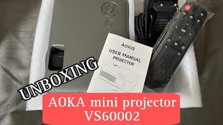 Aoka VS6002 Mini Projector - Unboxing