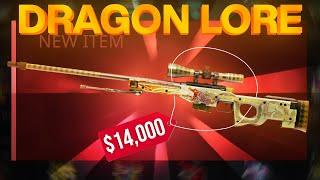 winning the $14,000  DRAGON LORE in a case battle on Clash.gg!!