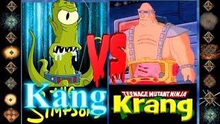 Kang (The Simpsons) vs Krang (TMNT) - Ultimate Mugen Fight 2016
