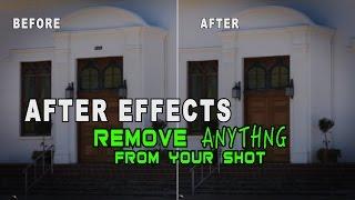 After Effects Tutorial - How To Remove Anything From Your Shot