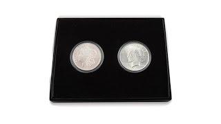 1921 Morgan and 1922 Peace Silver Dollar Coin Set