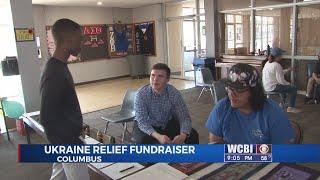 The Russian Club of the Mississippi School for Math and Science hosted a fundraiser for Ukraine