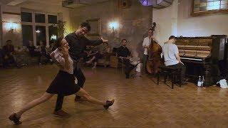 Felipe Braga, Erin Morris and Declan Forde - Lindy Hop social demo