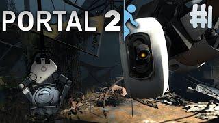 Portal 2 Chapters 1-3 Playthrough [No Commentary]