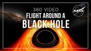 360 Video: NASA Simulation Shows a Flight Around a Black Hole