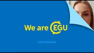 #EGU22 - WeAreEGU Jane Roussak