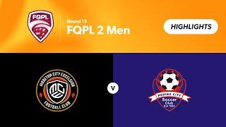 FQPL 2 Men Round 15 - Moreton City Excelsior vs. Robina City Highlights