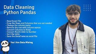 Python Pandas Tutorial: Converting Columns to Rows(Sort Values/Convert Month Abbreviation to Number)