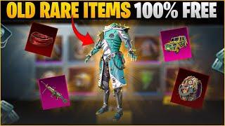 Old Rare Items Free 100% | Trick To Get Blind  Noble Mask | Supply Crate Opening |PUBGM