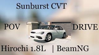 Hirochi Sunburst Coupe 1.8L CVT | BeamNG POV Drive #4 | Logitech G27 w/Shifter