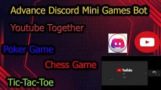 How to Make a Advance Mini Games Discord Bot | Code a Discord Bot with Youtube Together , Poker Bot