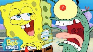 Bob Esponja Siendo Amigo de Sus Enemigos por 48 Minutos Seguidos  | Bob Esponja en Español