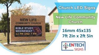 Church LED Signs | Grow Your Congregation! | 16MM Color Sign