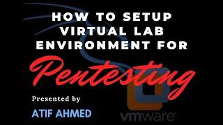 How To Setup Virtual LAB For Penetration Testing Using VMware Workstation #VMware #Kali #Metasploit