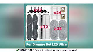 Fit For Dreame Bot L20 Ultra / L30 Ultra / X20 Pro Supplies Accessories Main Side Brush Mop Cloths H