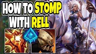 Challenger support shows you how to STOMP with RELL with GLACIAL AUGMENT - 14.20 League of Legends