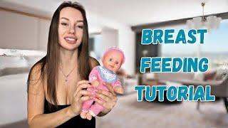 [4k] Breastfeeding Tutorial For New Mom #breastfeeding