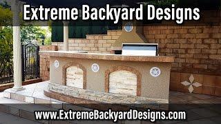 Orange County BBQ Islands - Traeger Grills - Extreme backyard Designs