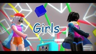 【MMD】【Undertale AU - Fresh x PJ】Girls【DL】