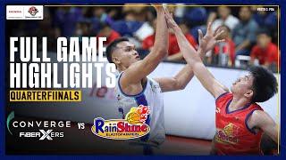 RAIN OR SHINE vs CONVERGE QF GAME 1 | FULL GAME HIGHLIGHTS | PBA SEASON 49 COMMISSIONER'S CUP