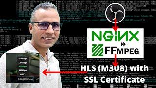 إنشاء سيرفر للبث المباشر على المواقع متعدد الجودات بواسطة Nginx/RTMP/Ffmpeg/ Ubuntu20.04 (with SSL)