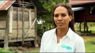 Barbara und Noah Becker in Laos