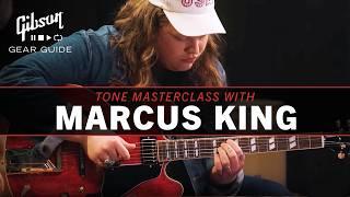 Marcus King on NEW Gibson ES-345 signature guitar, BEST advice, healing trauma with music