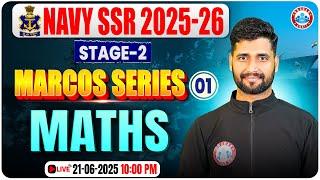 Navy SSR Phase 2 Classes | Marcos Series | Navy Stage 2 Maths Class | Maths For Navy SSR