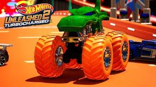 Hot Wheels Unleashed 2 - Monster Trucks In Dinosaur Catcher