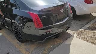 Cadillac ATS-V with Tapout Tuning Performance Downpipes and Corsa Mufflers - Sweet Twin Turbskies