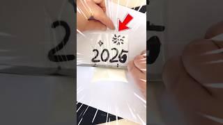 New Year Craft 2025 ideas  || #shorts #shortsfeed #experiment @CrazyXYZ