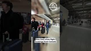 Flights From Canada to the U.S. Down 70% | Your Morning