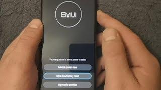 Honor 8X Hard reset/pattern unlock