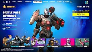 Fortnite SEASON 4 MARVEL Battle Pass Trailer