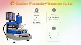 WDS 750 PLC control reballing station for Mobile Phone LCDs Television motherboard repair