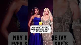 Why does blue lvy never smile when she's around Beyonce?#celebrity #beyonce #tinaknowles #jayz